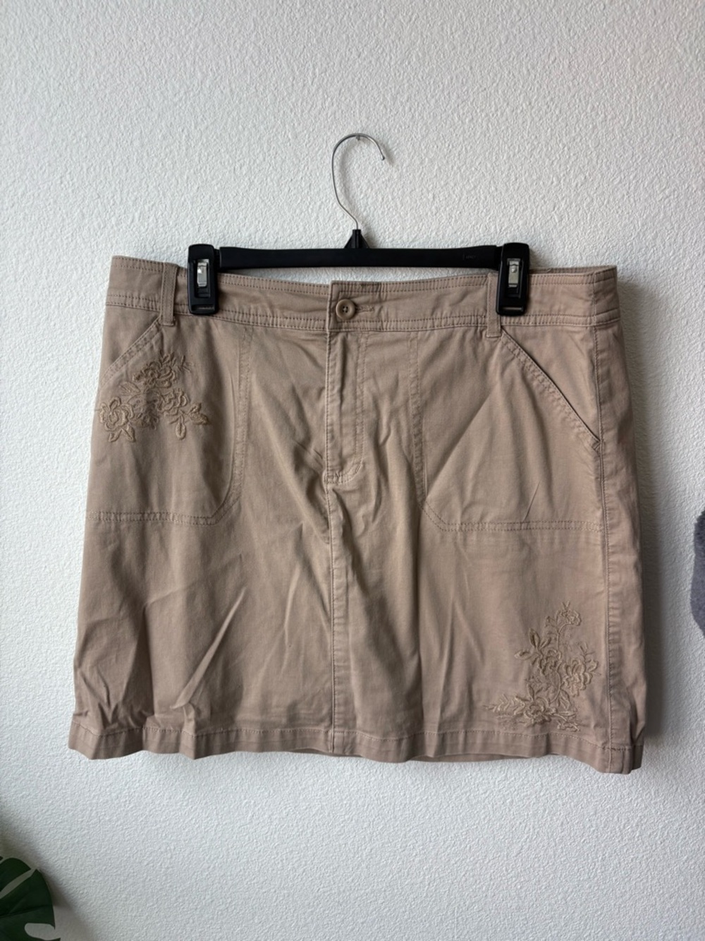 croft & barrow Khaki Stretch Cotton Pants